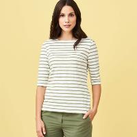 T-shirt femme manches 3/4 coton bio CHLOE - Living Crafts