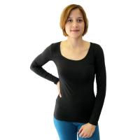 T-shirt femme manches longues en coton biologique - ALBERO