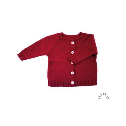 Cardigan tricoté coton bio Frida - POPOLINI